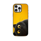 Curious Black Kitty Case