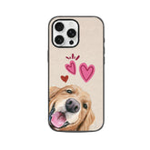 Happy Puppy Hearts Case