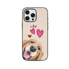 Happy Puppy Hearts Case