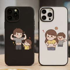 Funny Fit Couple – Protective Couple Cover