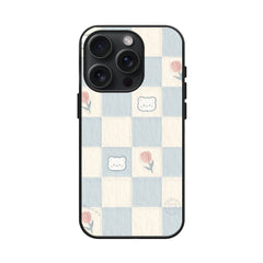 Soft Tulip Check Case